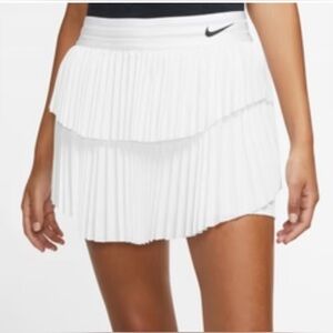 NIKE Court Slam Skort NWT L woman Dri-Fit pleated tenniscore activewear Golf